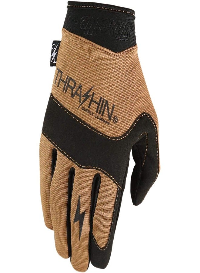 Thrashin Supply Covert V2 Mens Textile Gloves Tan LG